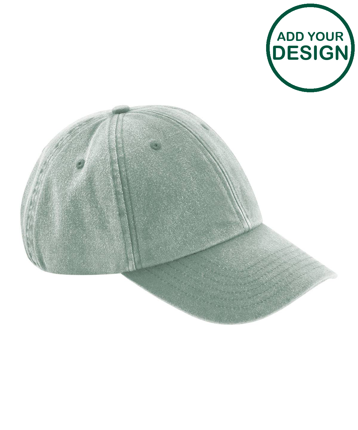 Low-profile vintage cap