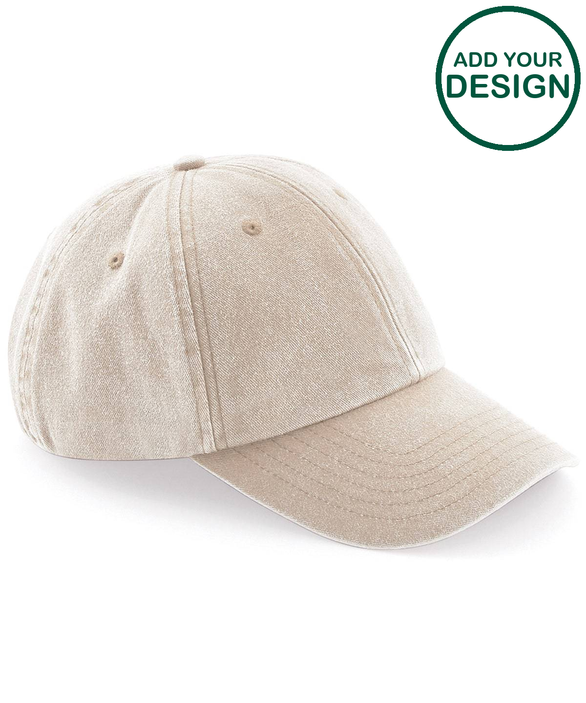 Low-profile vintage cap