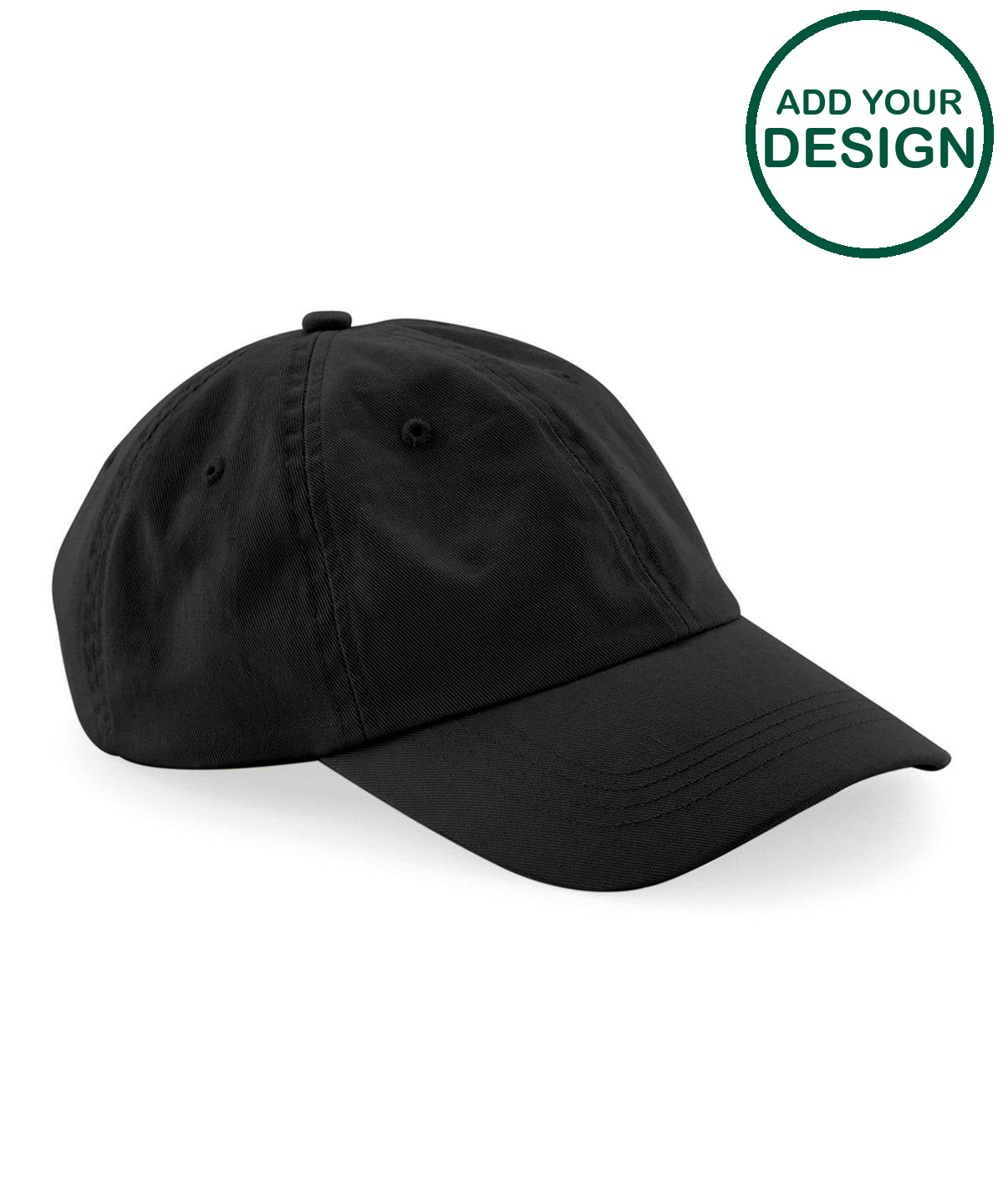 Organic cotton 6-panel dad cap