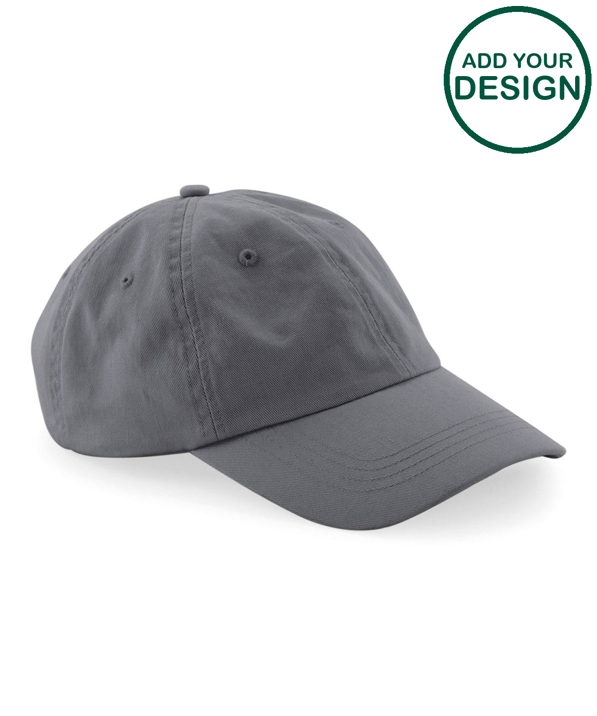 Organic cotton 6-panel dad cap
