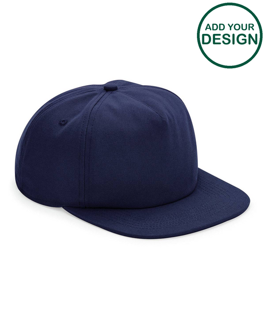 Organic cotton unstructured 5-panel cap