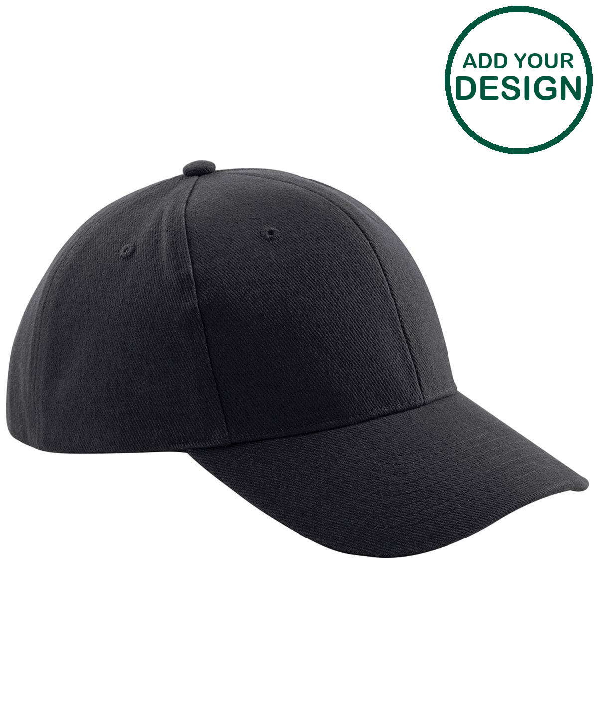 Pro-style heavy brushed cotton cap