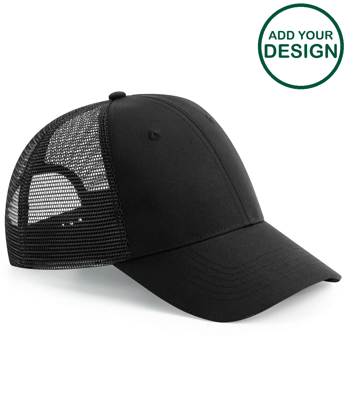Recycled urbanwear 6-panel snapback trucker