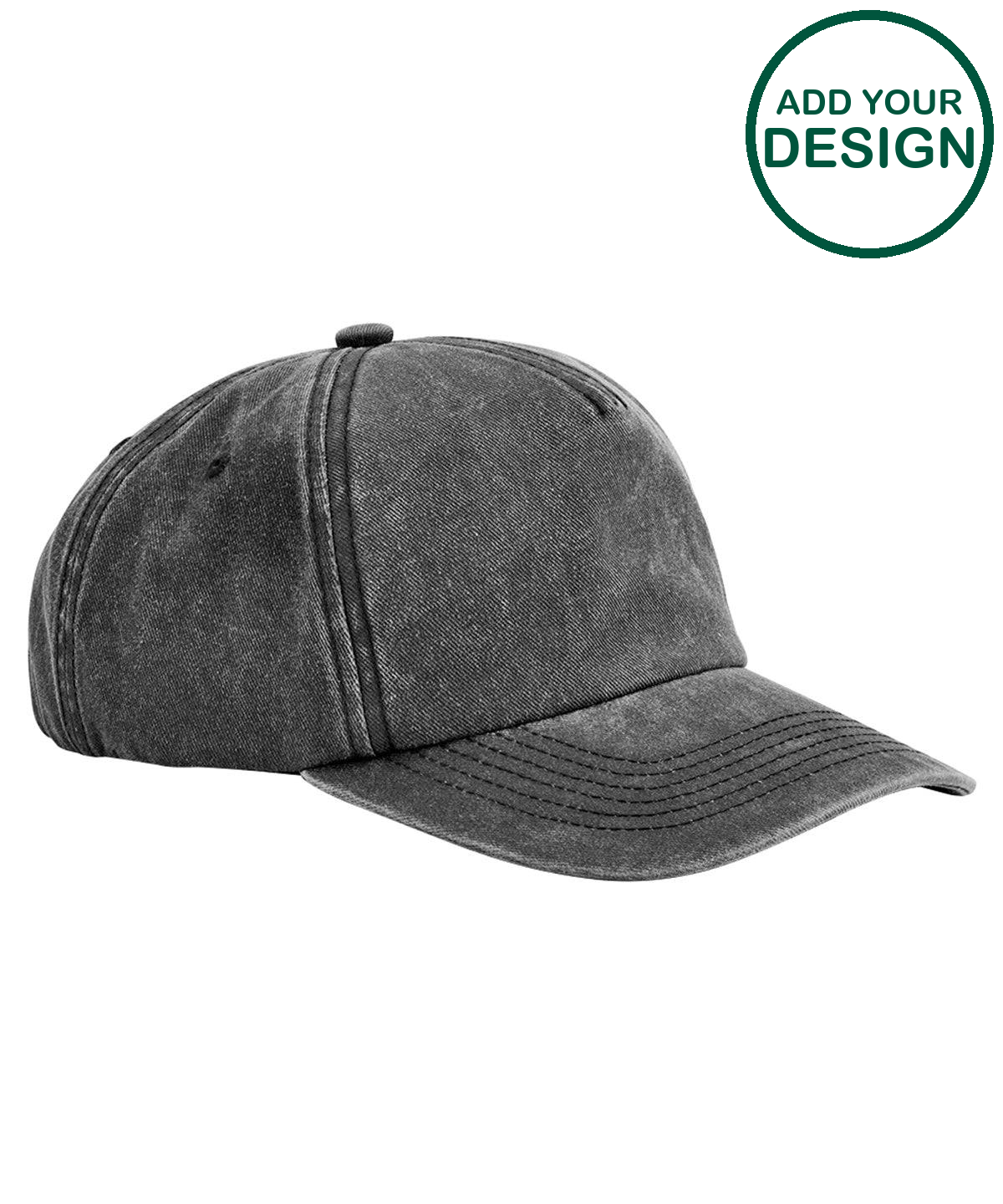 Relaxed 5-panel vintage cap