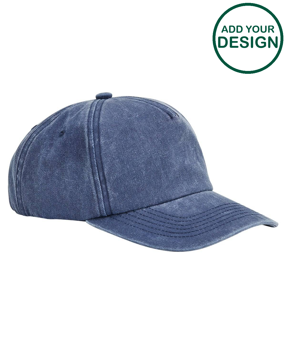 Relaxed 5-panel vintage cap