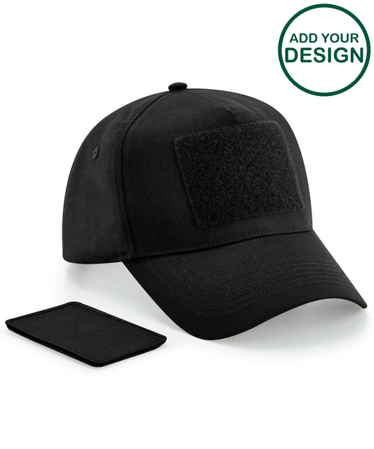 Removable patch 5-panel cap