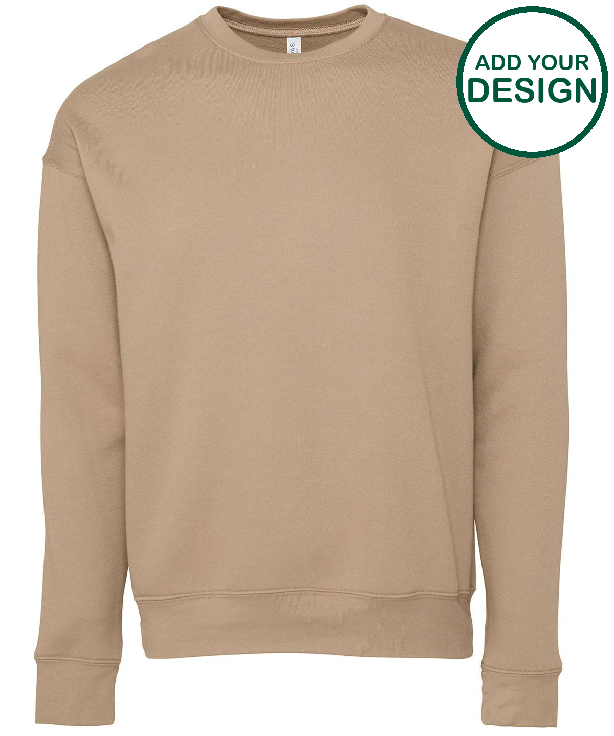 Unisex drop shoulder fleece