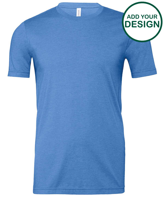 Unisex heather CVC short sleeve t-shirt