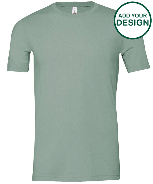 Unisex heather CVC short sleeve t-shirt