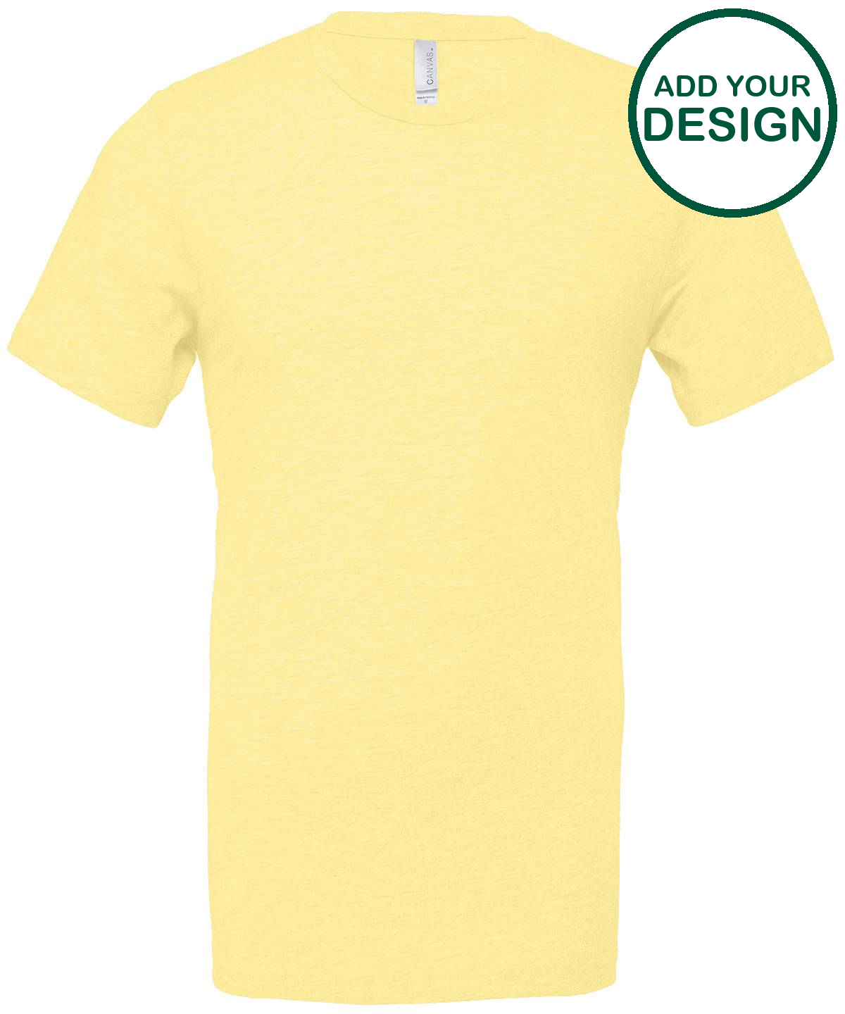 Unisex heather CVC short sleeve t-shirt