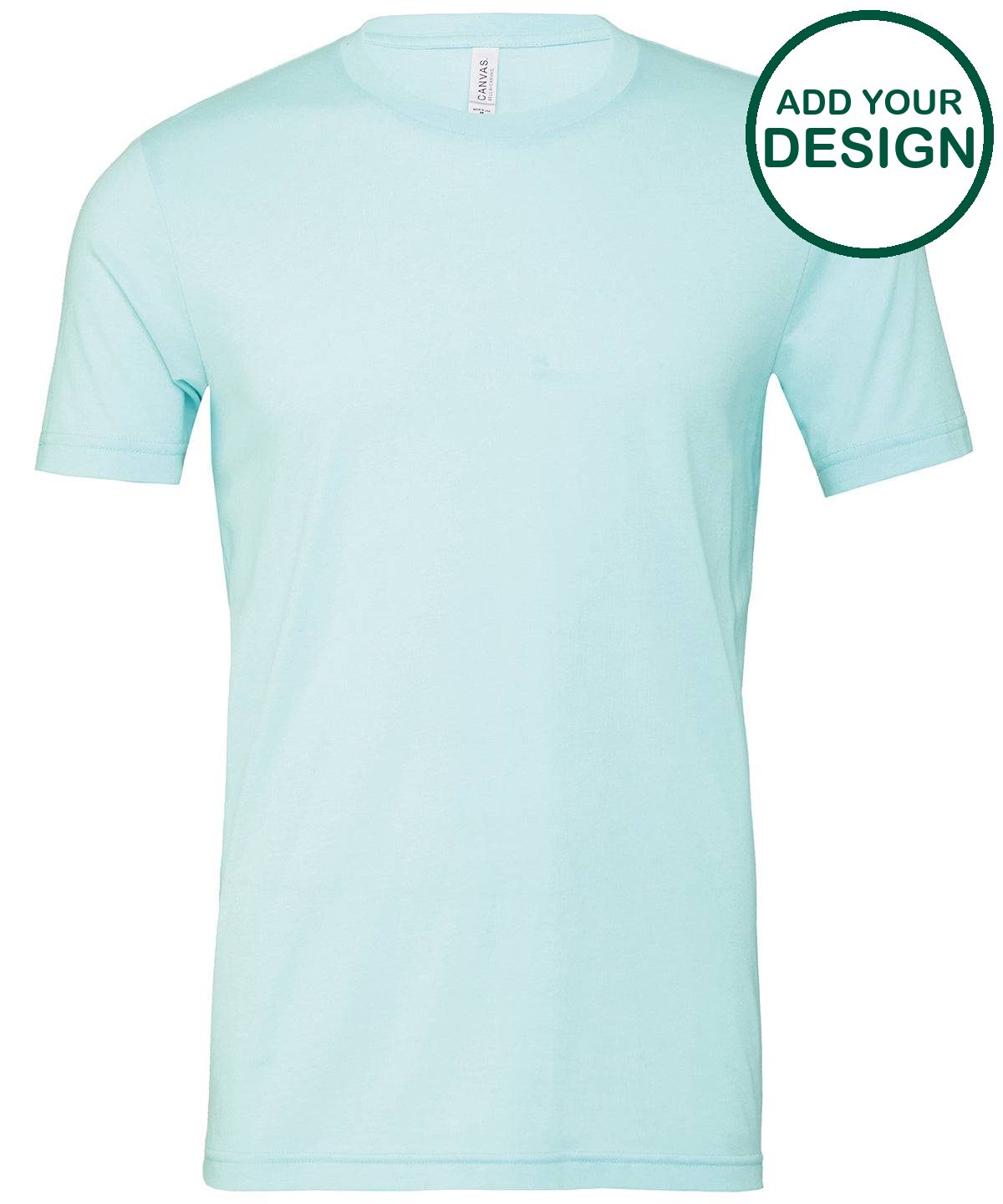 Unisex heather CVC short sleeve t-shirt