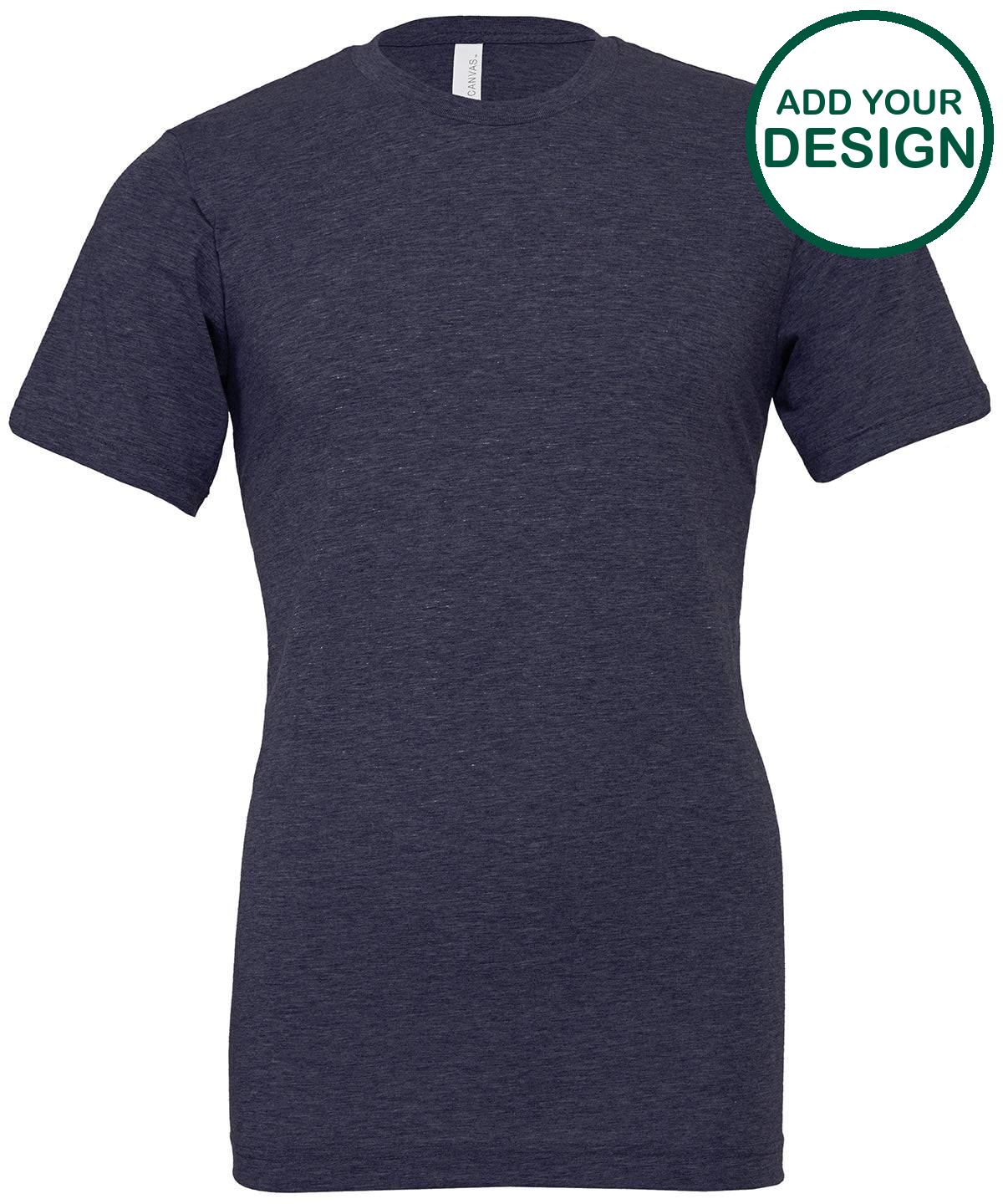 Unisex heather CVC short sleeve t-shirt