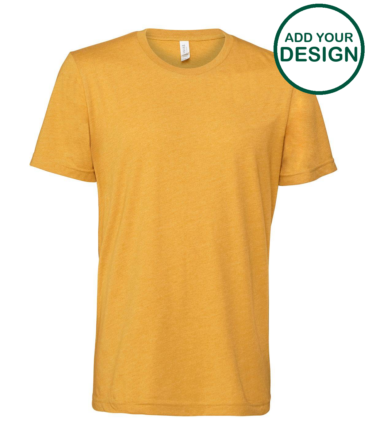 Unisex heather CVC short sleeve t-shirt