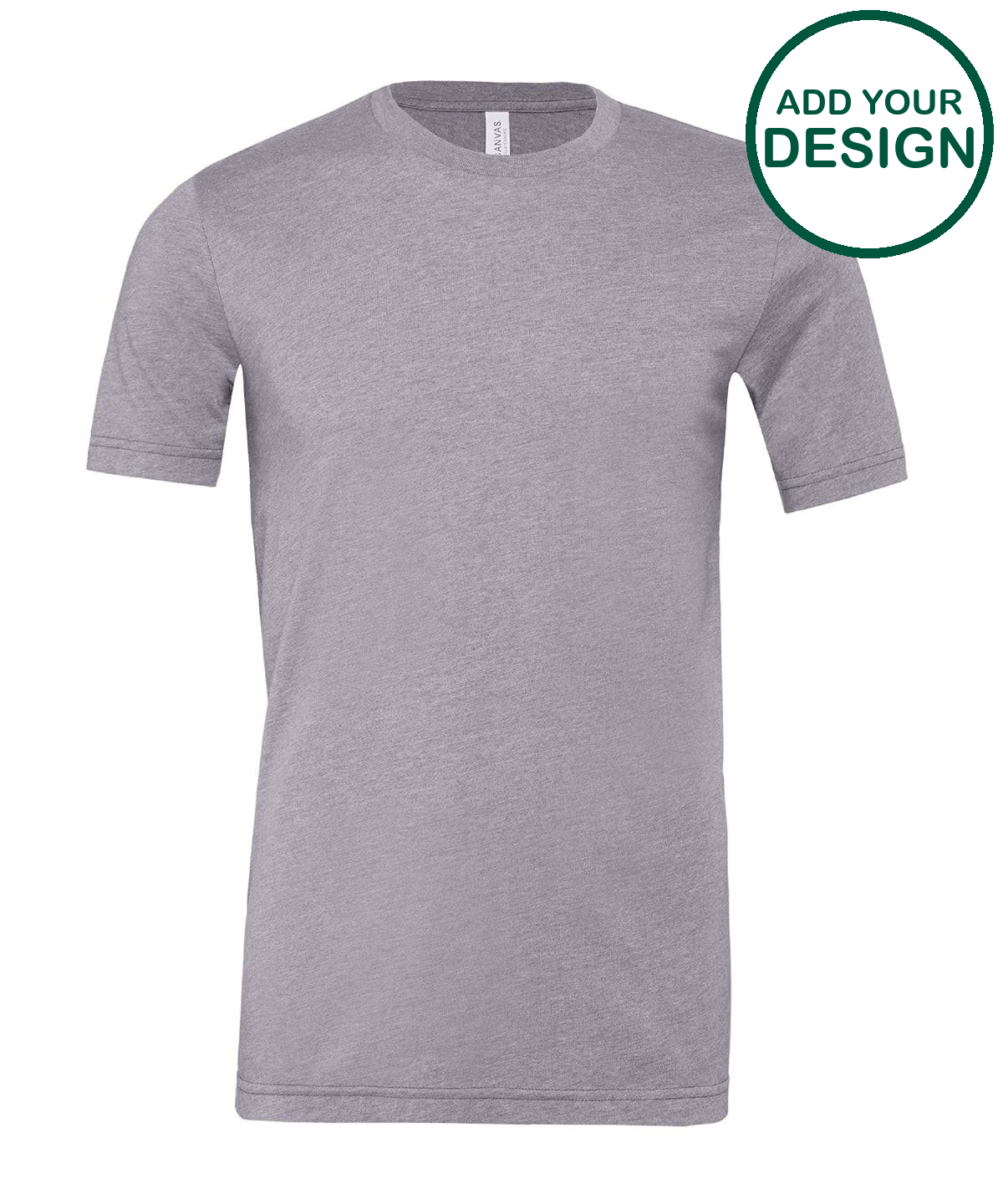 Unisex heather CVC short sleeve t-shirt