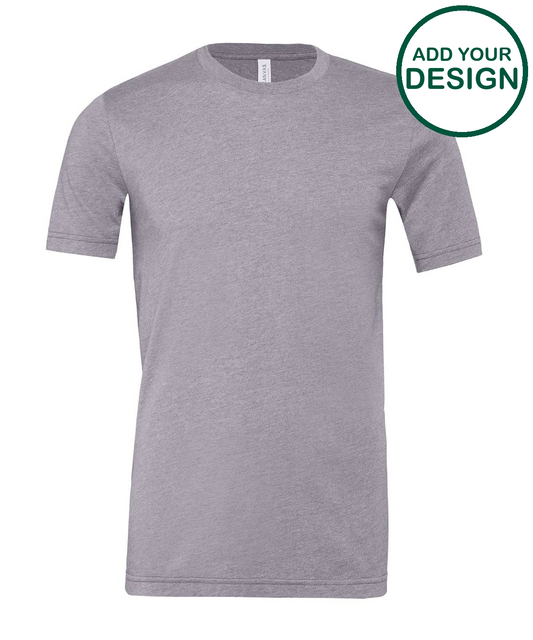 Unisex heather CVC short sleeve t-shirt