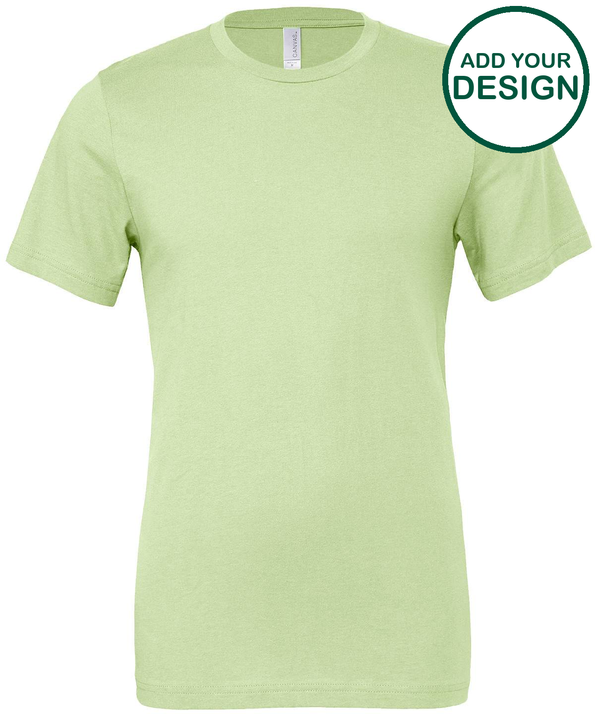 Bella Canvas Unisex Jersey crew neck t-shirt Spring Green