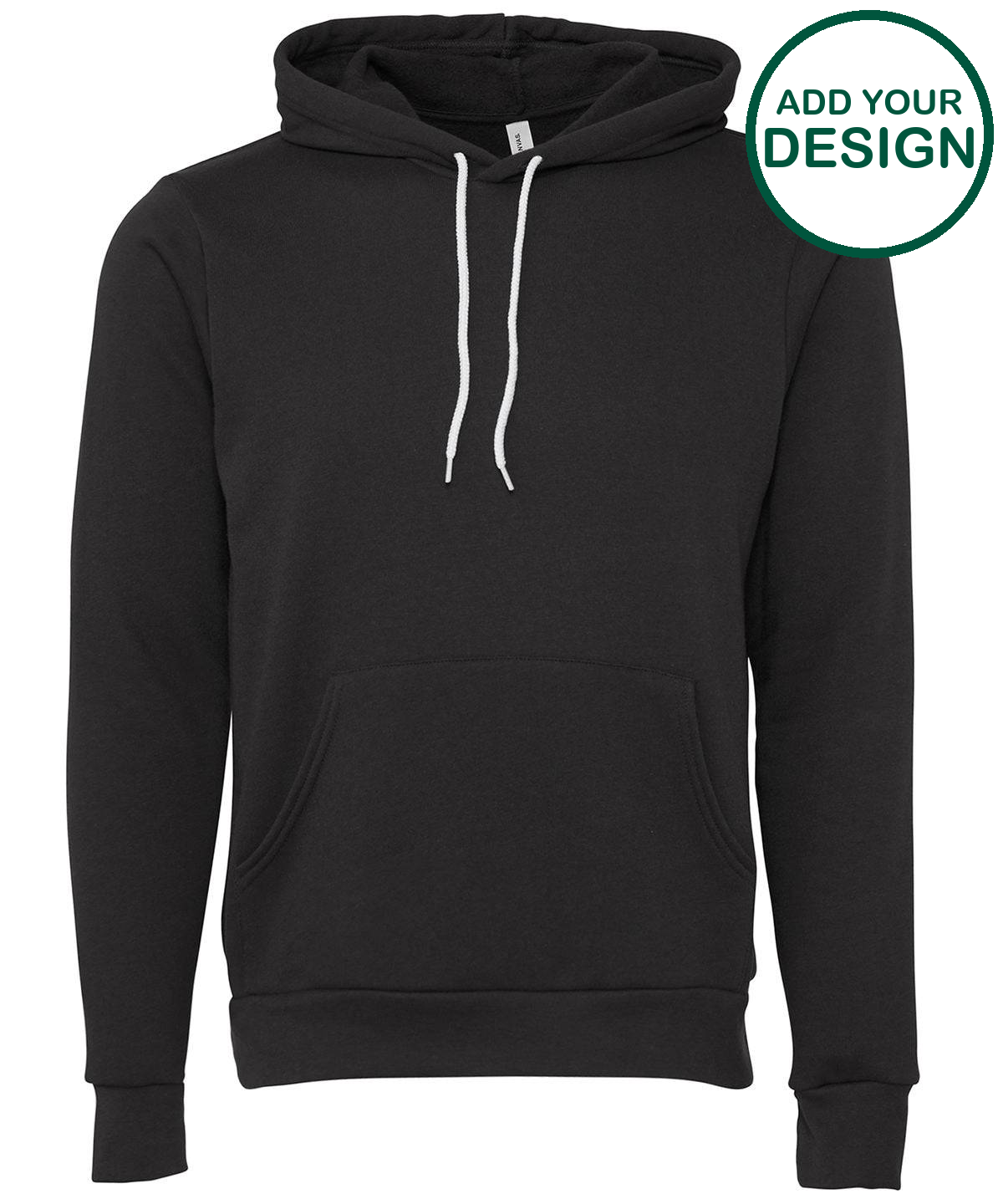 Unisex polycotton fleece pullover hoodie