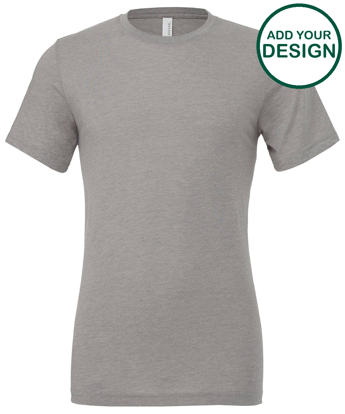 Unisex triblend crew neck t-shirt