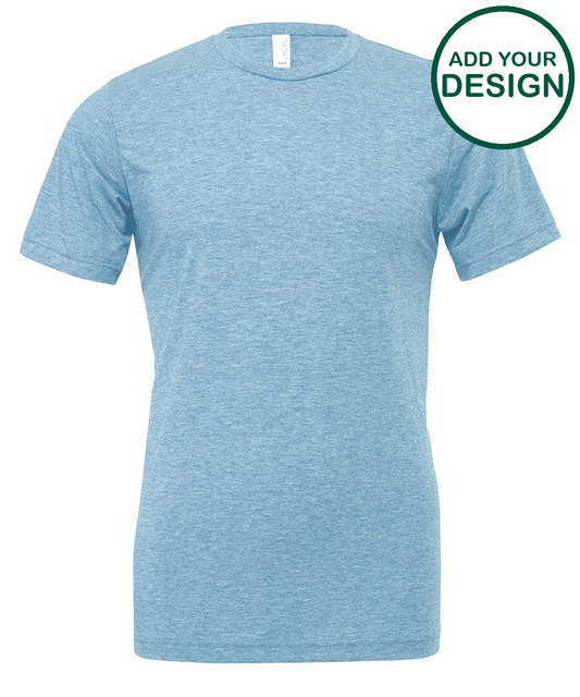 Unisex triblend crew neck t-shirt
