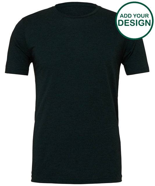 Unisex triblend crew neck t-shirt
