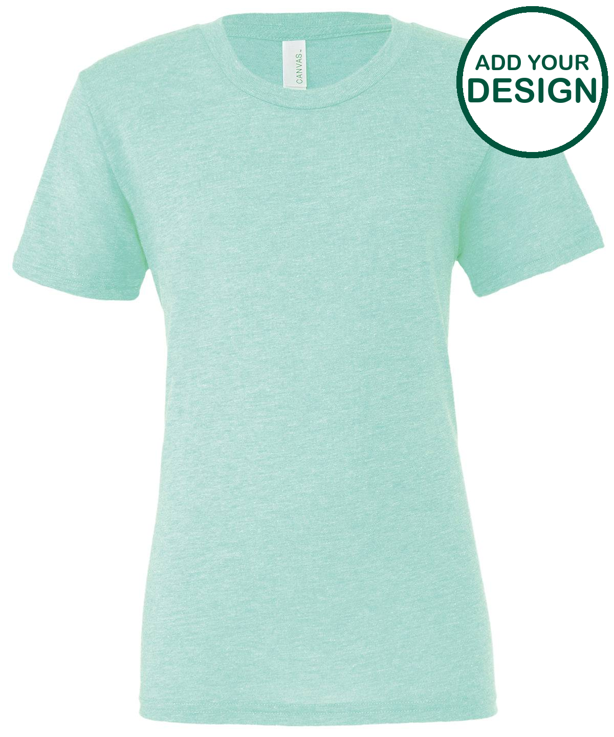 Unisex triblend crew neck t-shirt