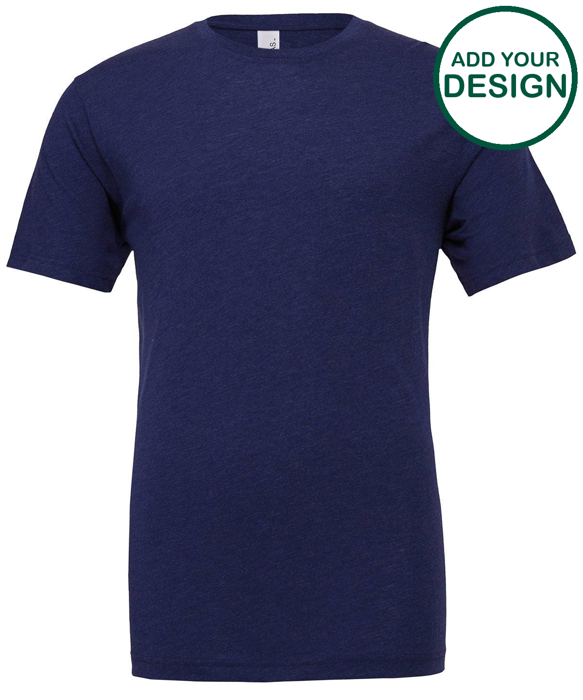 Unisex triblend crew neck t-shirt