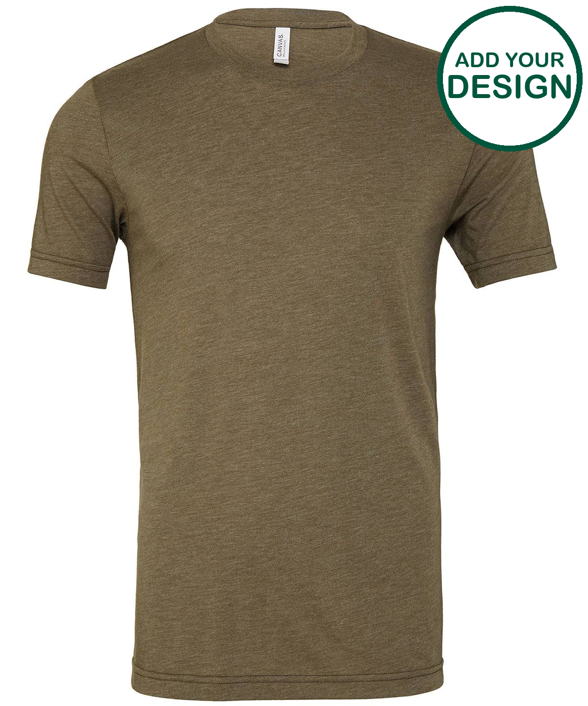 Unisex triblend crew neck t-shirt
