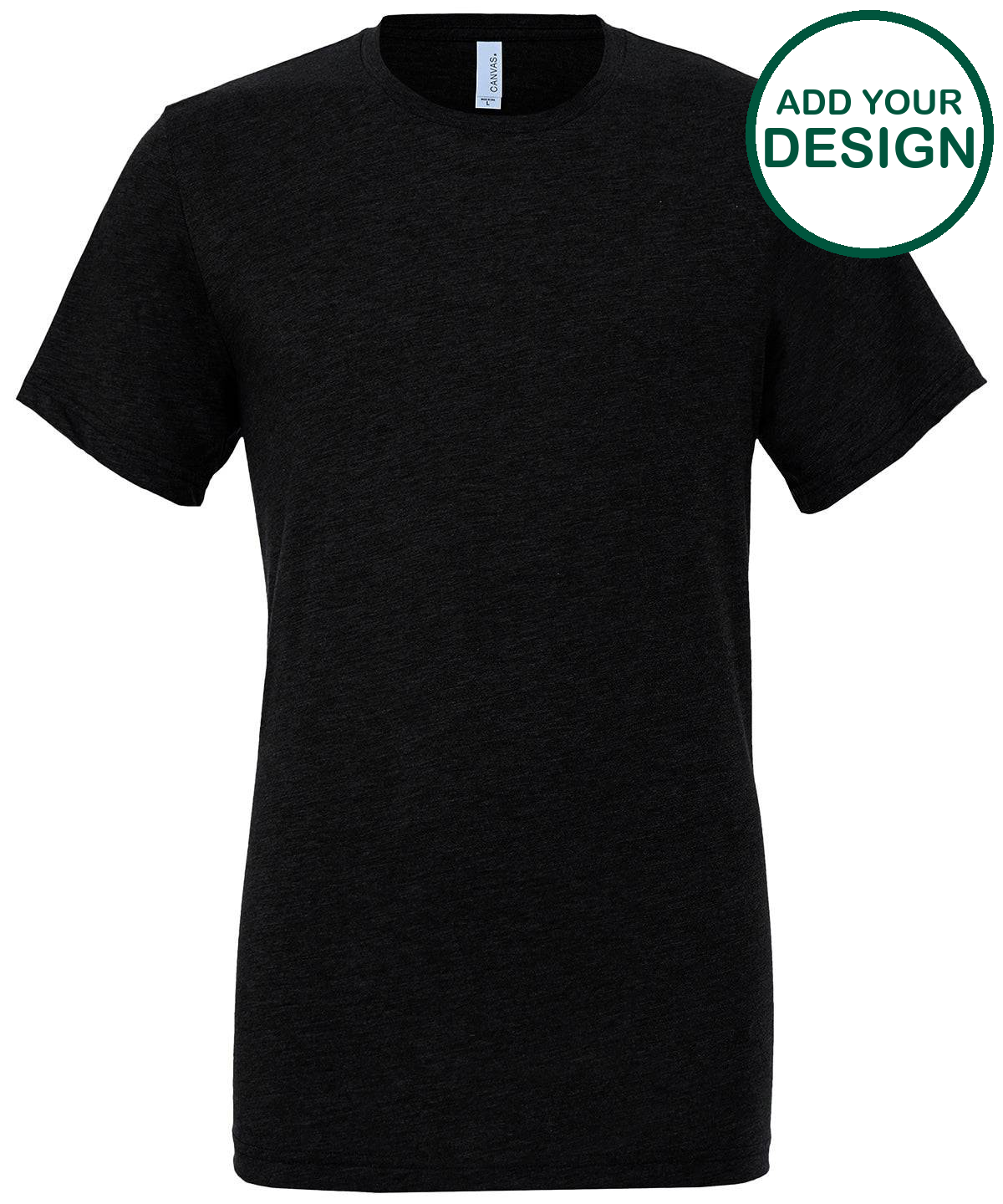 Unisex triblend crew neck t-shirt