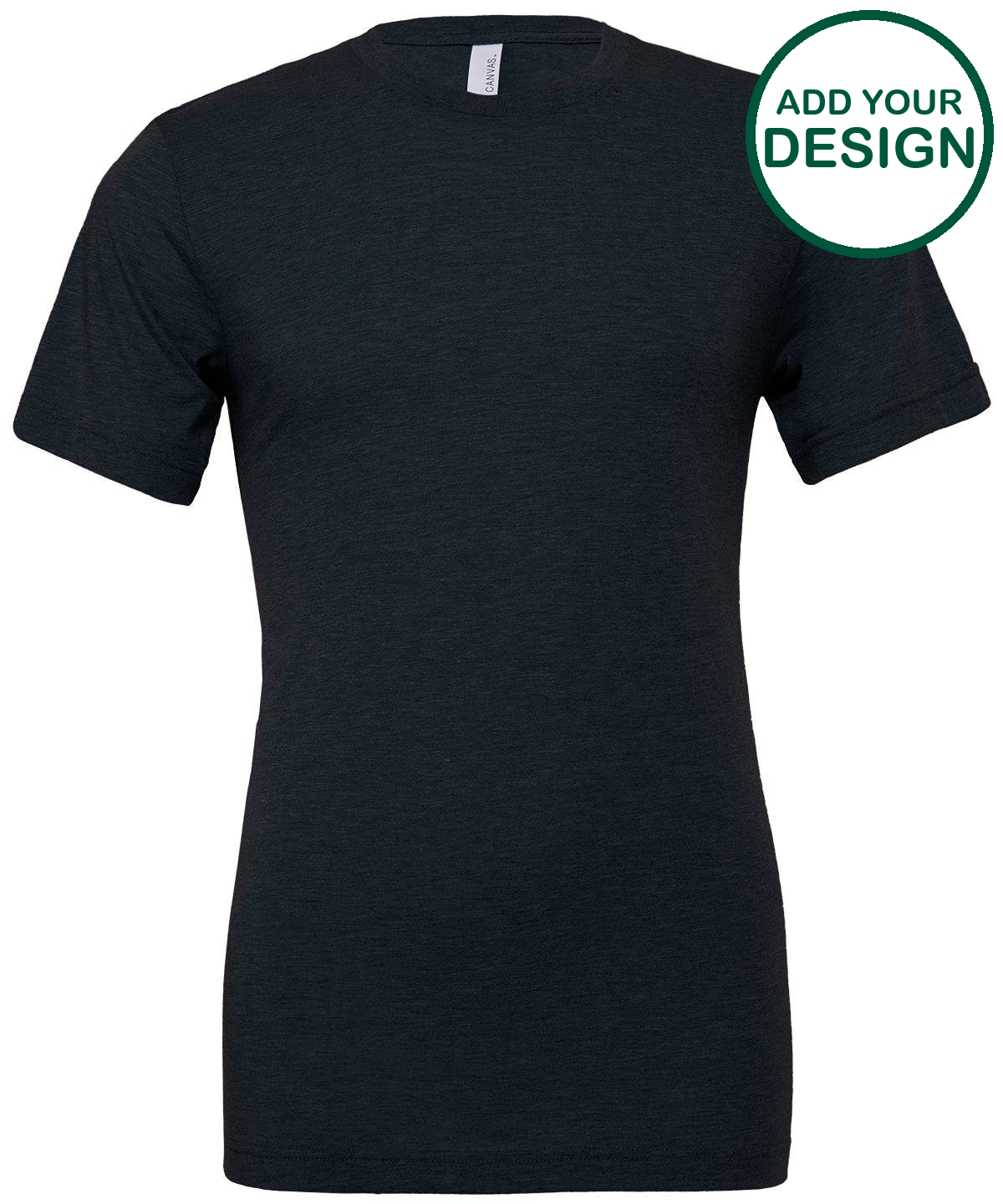 Unisex triblend crew neck t-shirt