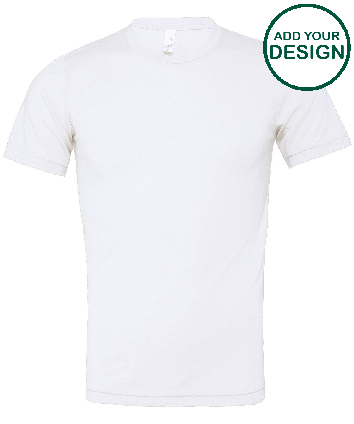 Unisex triblend crew neck t-shirt