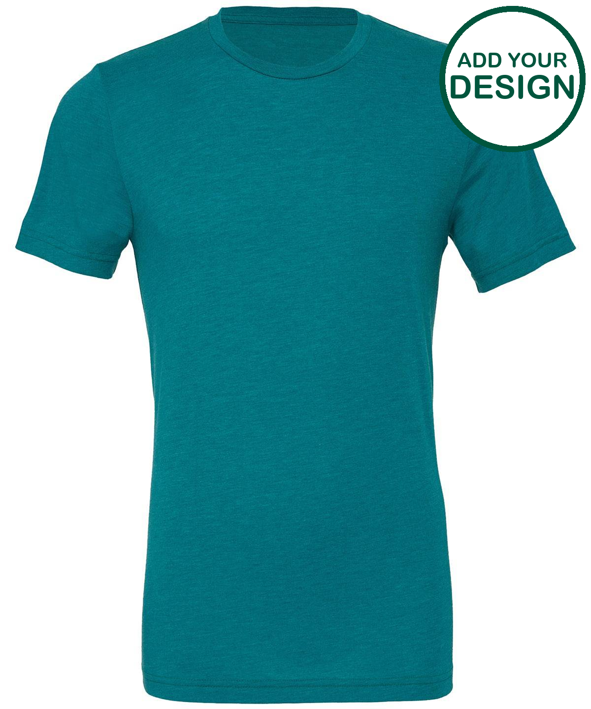 Unisex triblend crew neck t-shirt