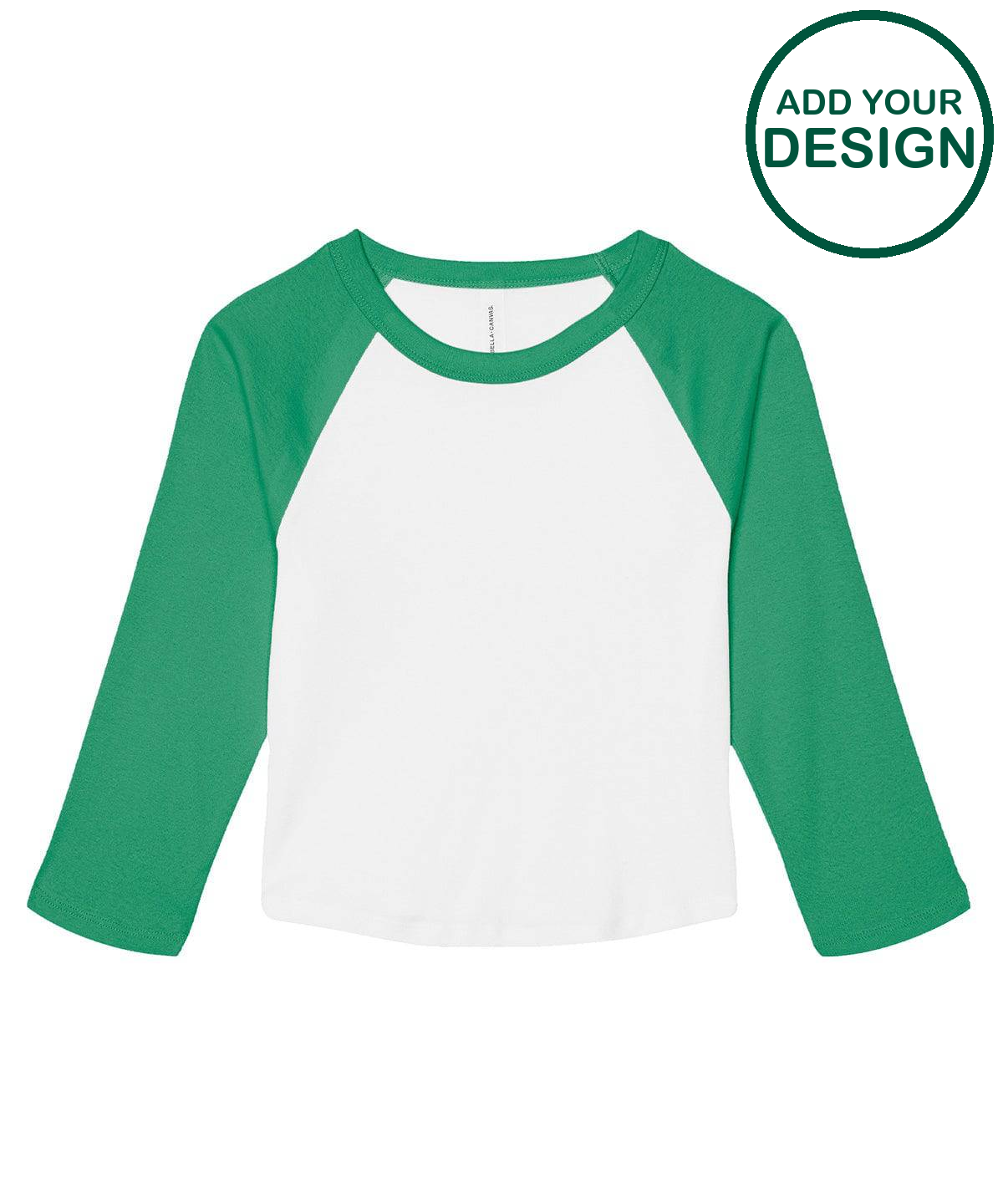 Women’s micro rib 3/4 raglan baby t-shirt