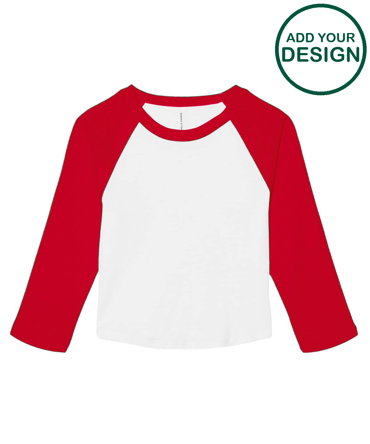 Women’s micro rib 3/4 raglan baby t-shirt