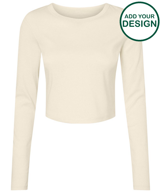Women’s micro rib long sleeve baby t-shirt