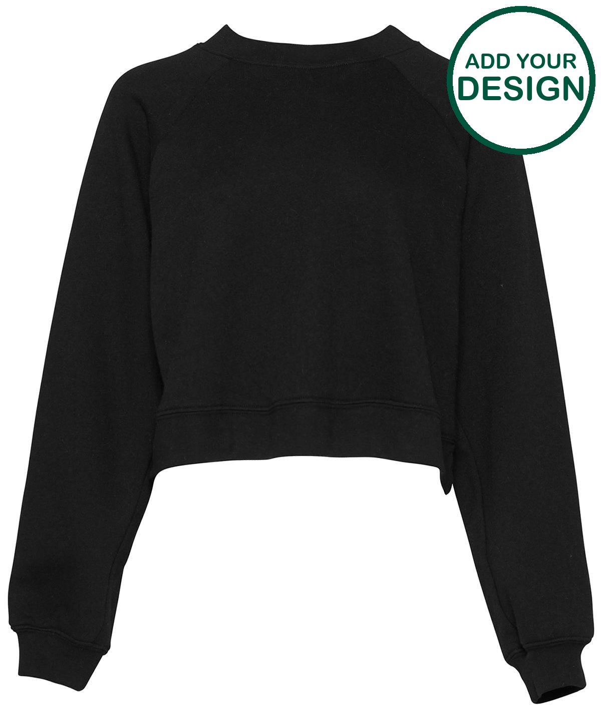 Women's raglan pullover fleece