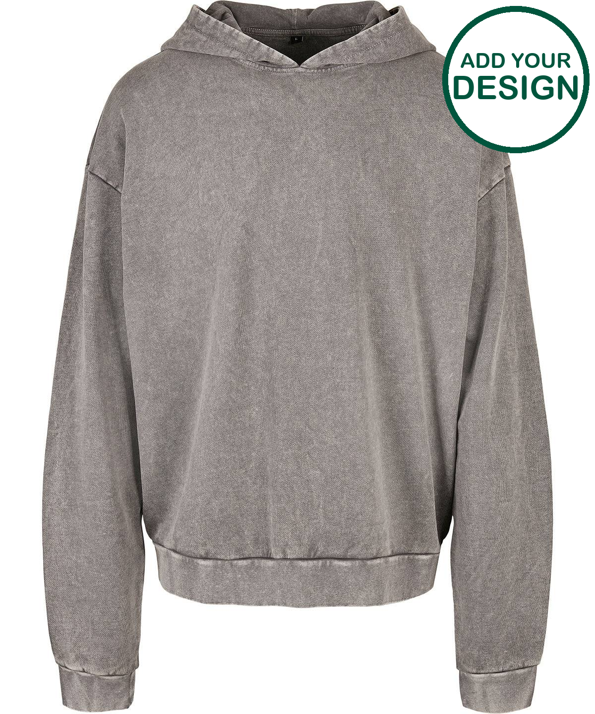 Acid washed oversize hoodie