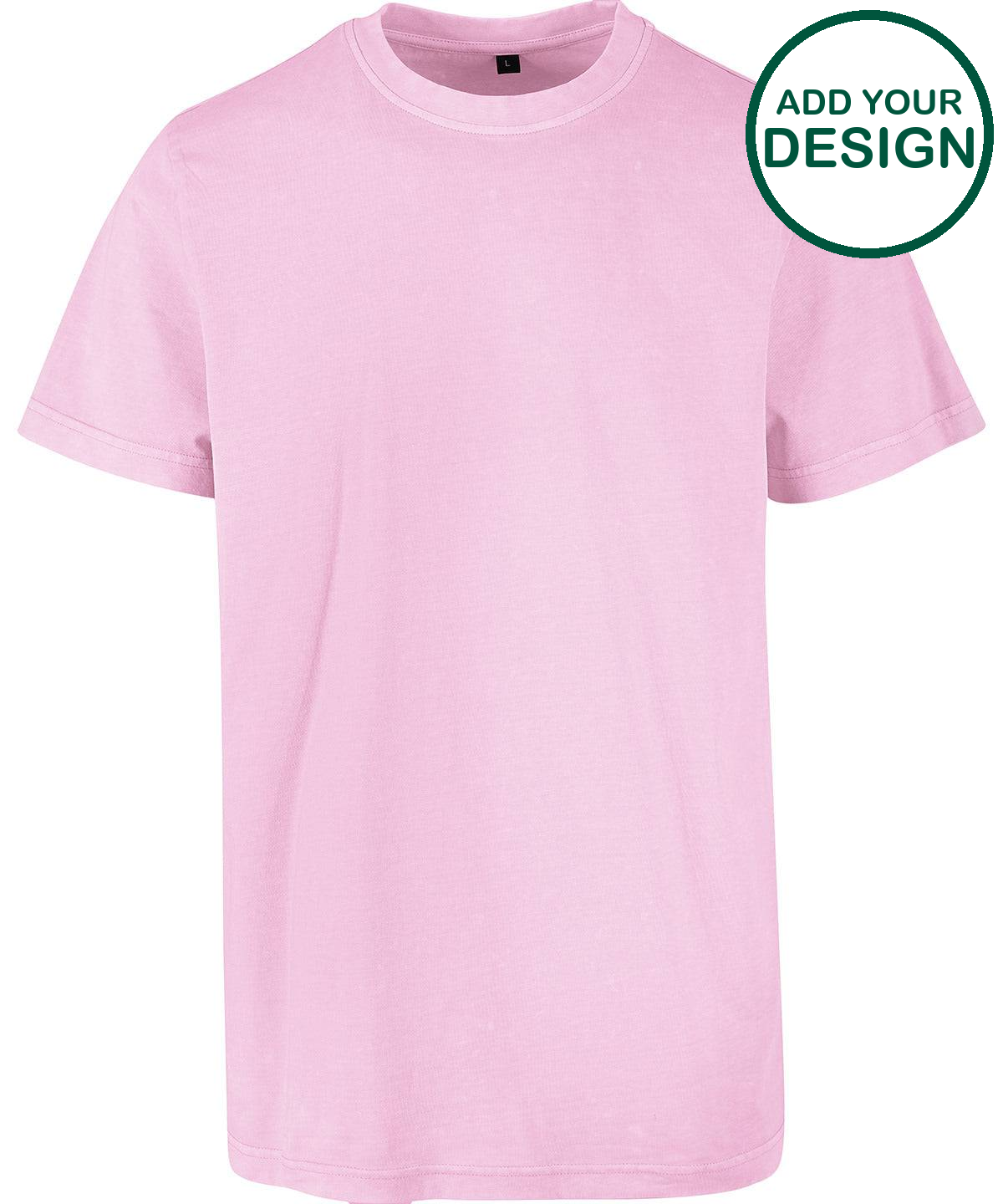 Acid washed round neck tee