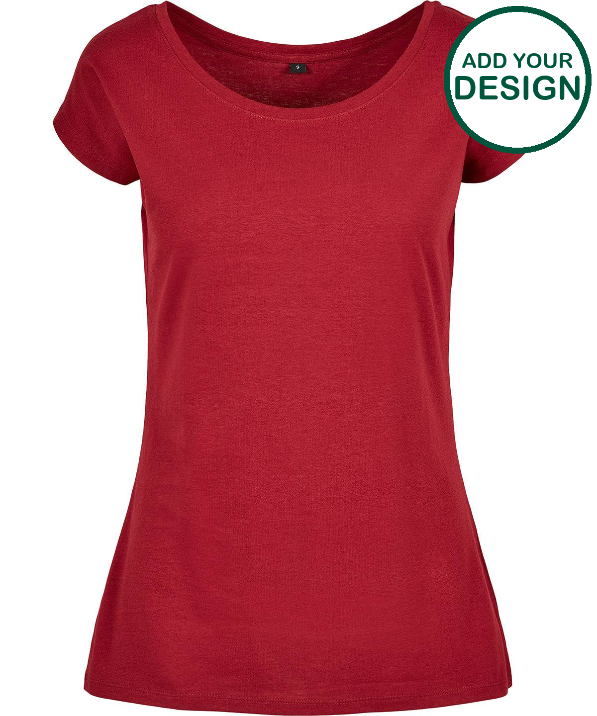 Women's wide neck tee