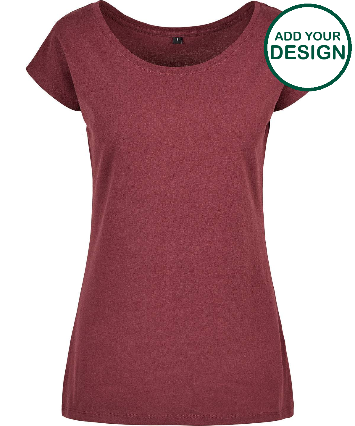 Women's wide neck tee