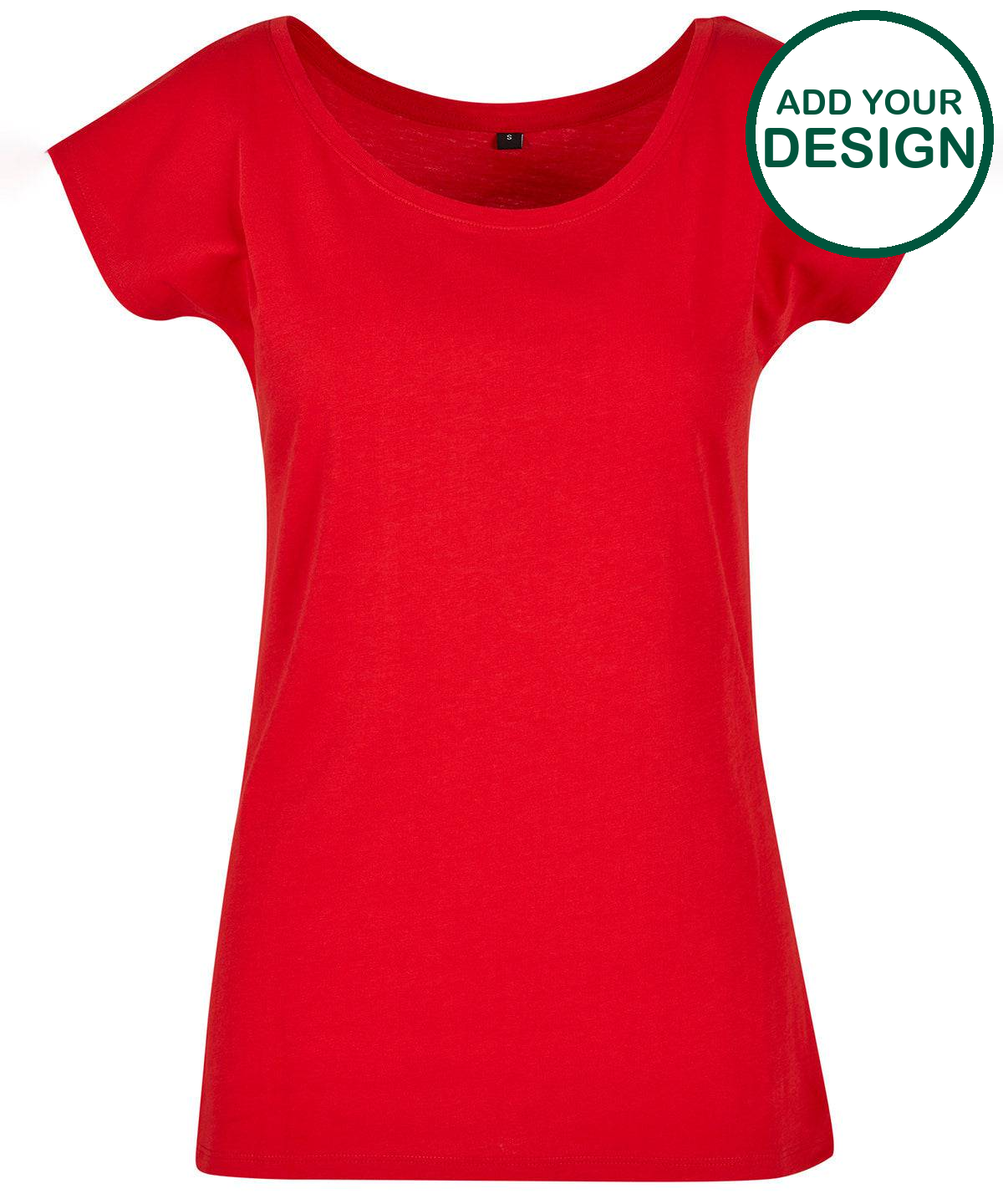 Women's wide neck tee
