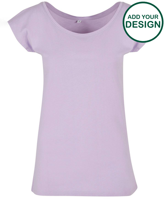Women's wide neck tee