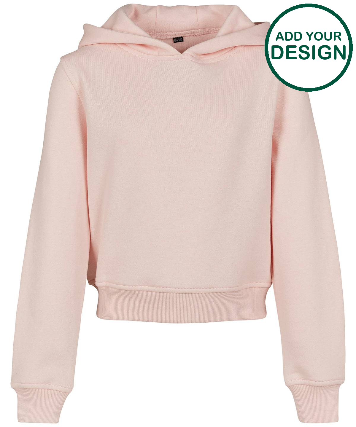 Girls cropped sweat hoodie