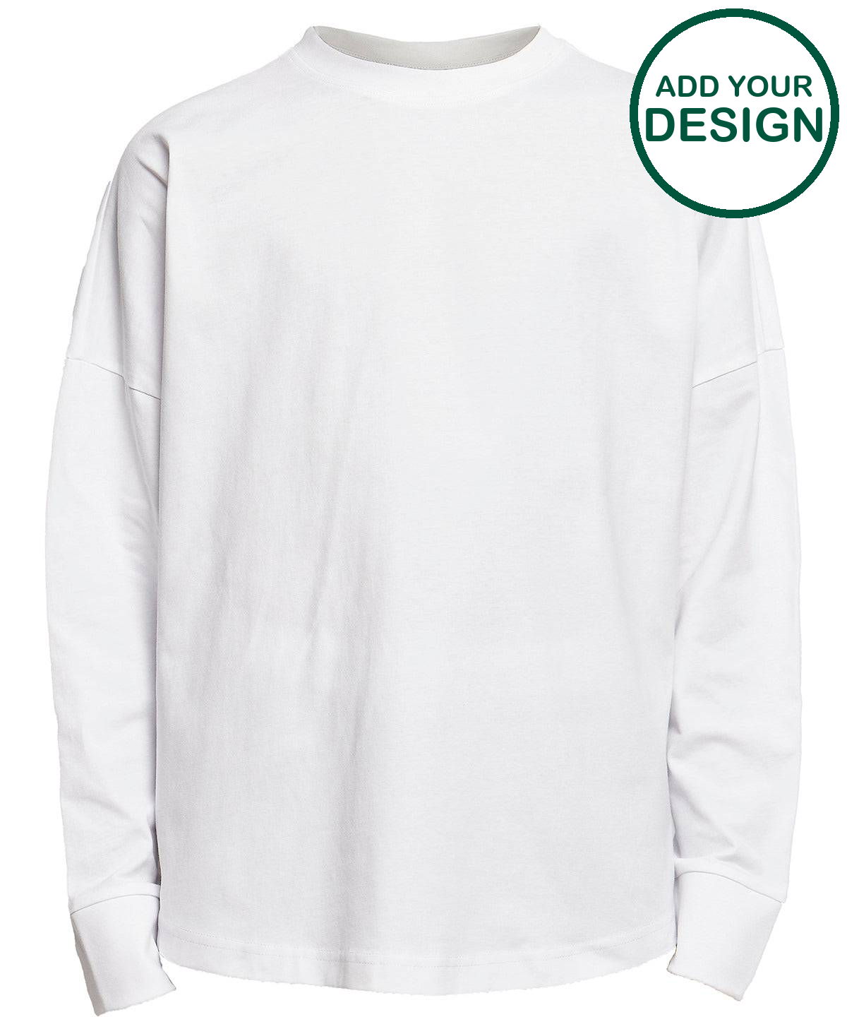 Oversize cut on sleeve long sleeve