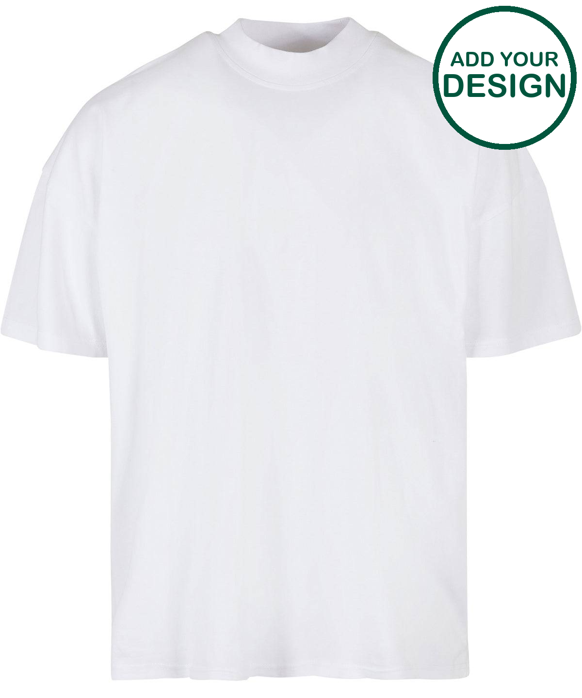 Oversized mock neck tee