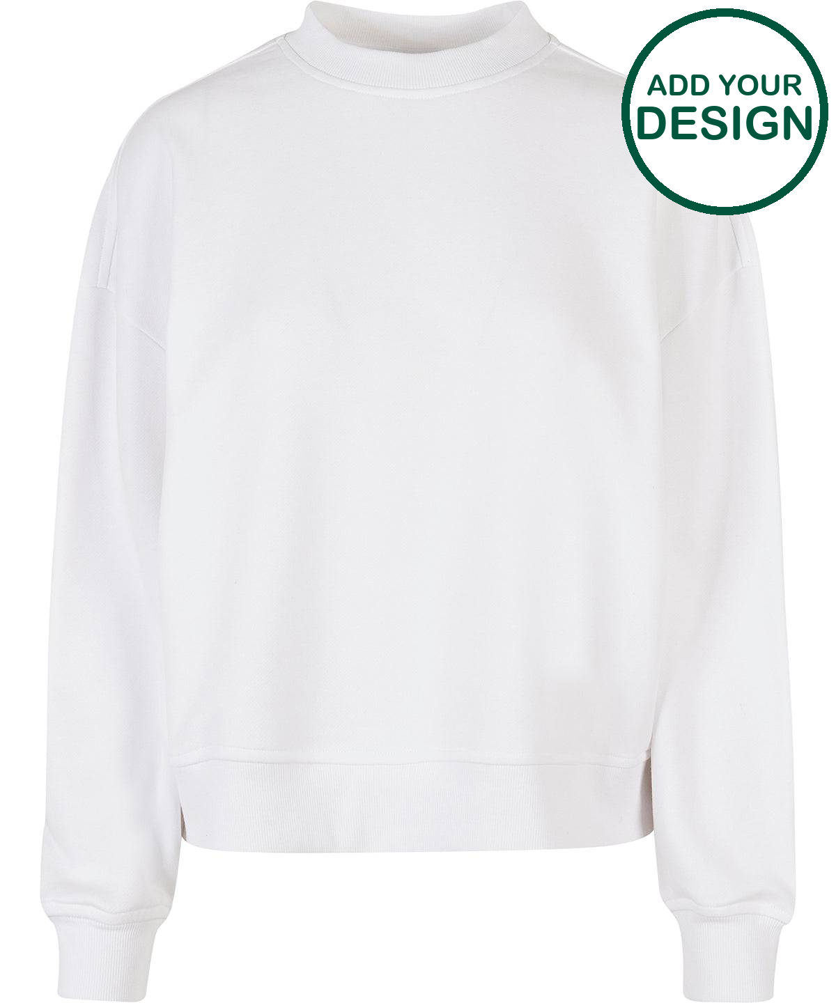 Women’s oversized crew neck sweatshirt