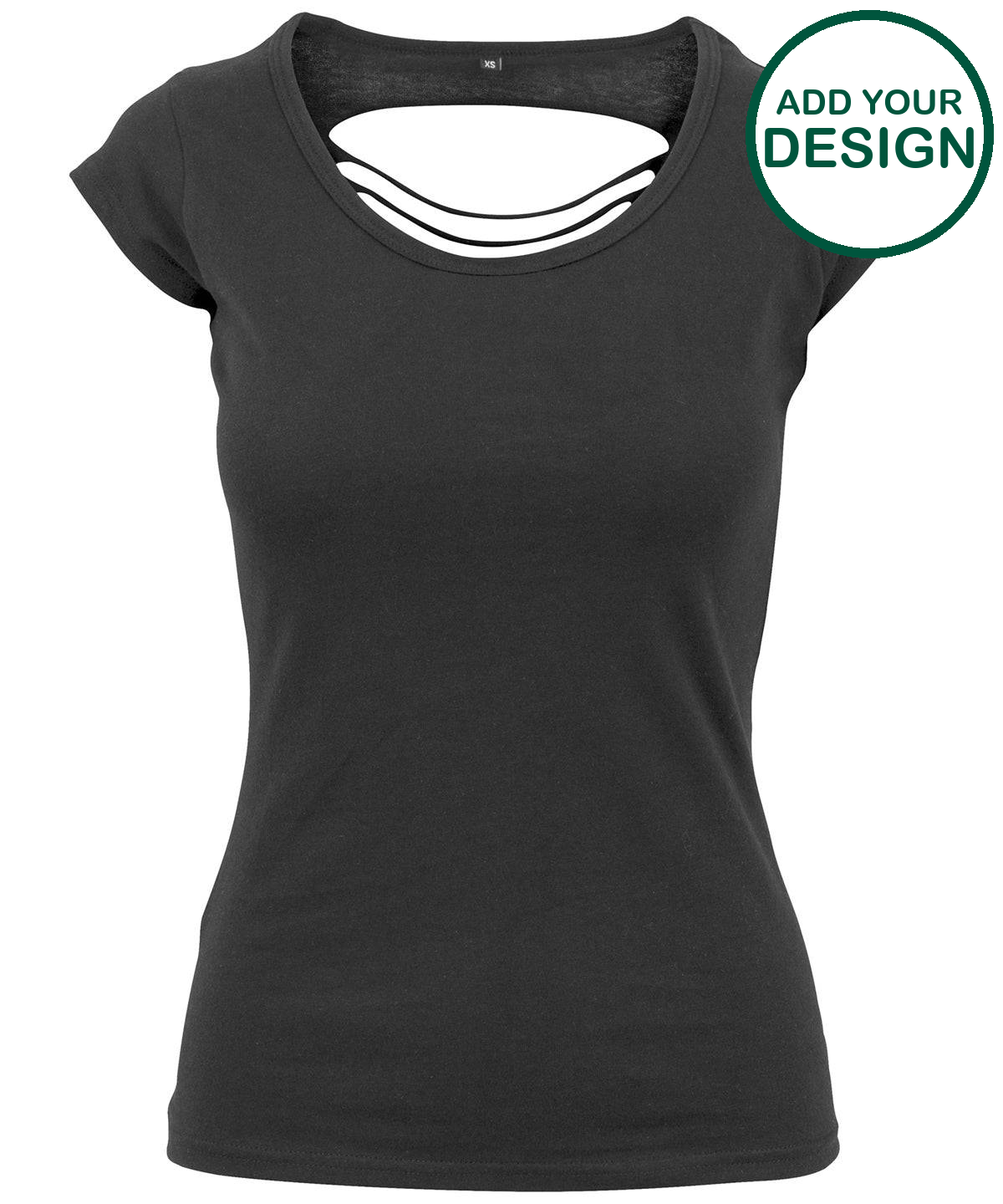 Women's back cut tee
