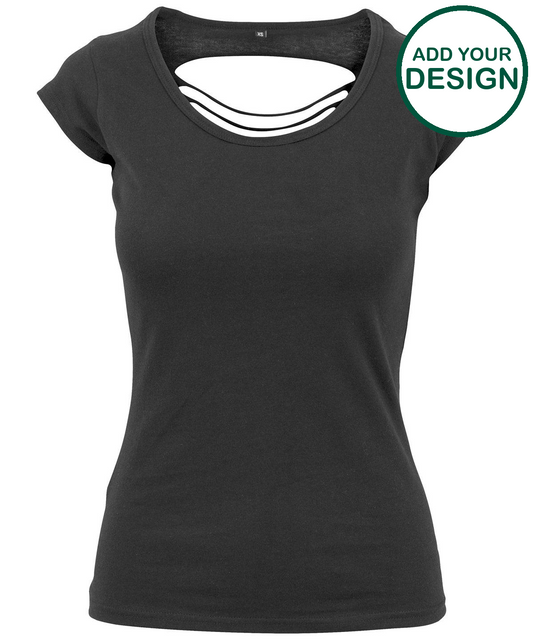 Women's back cut tee