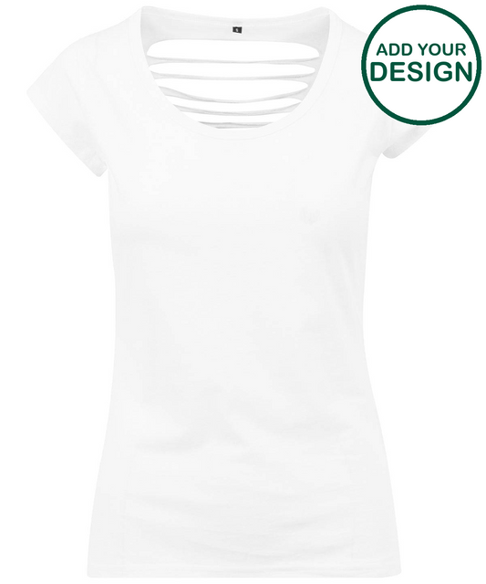 Women's back cut tee