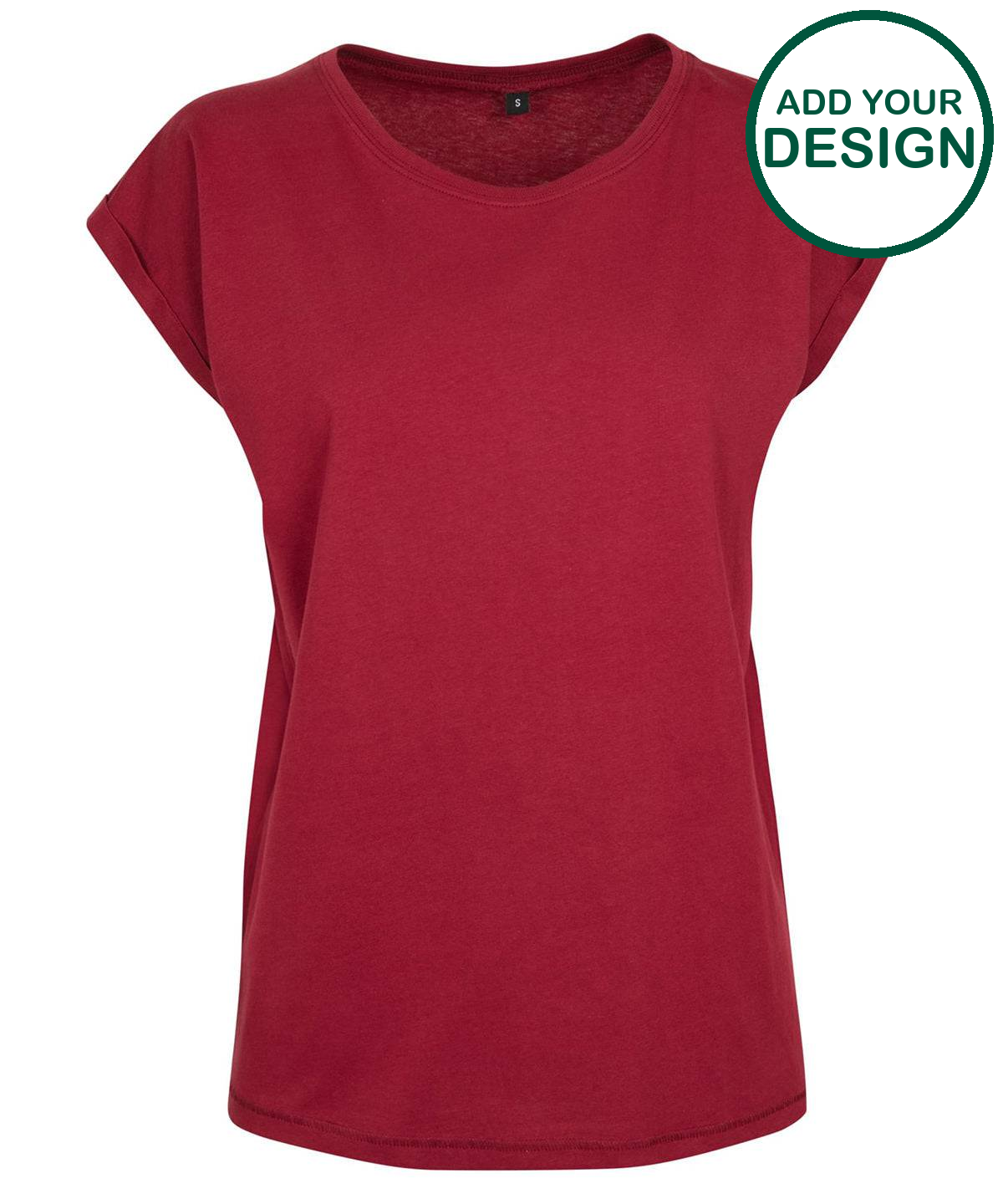 Women's extended shoulder tee