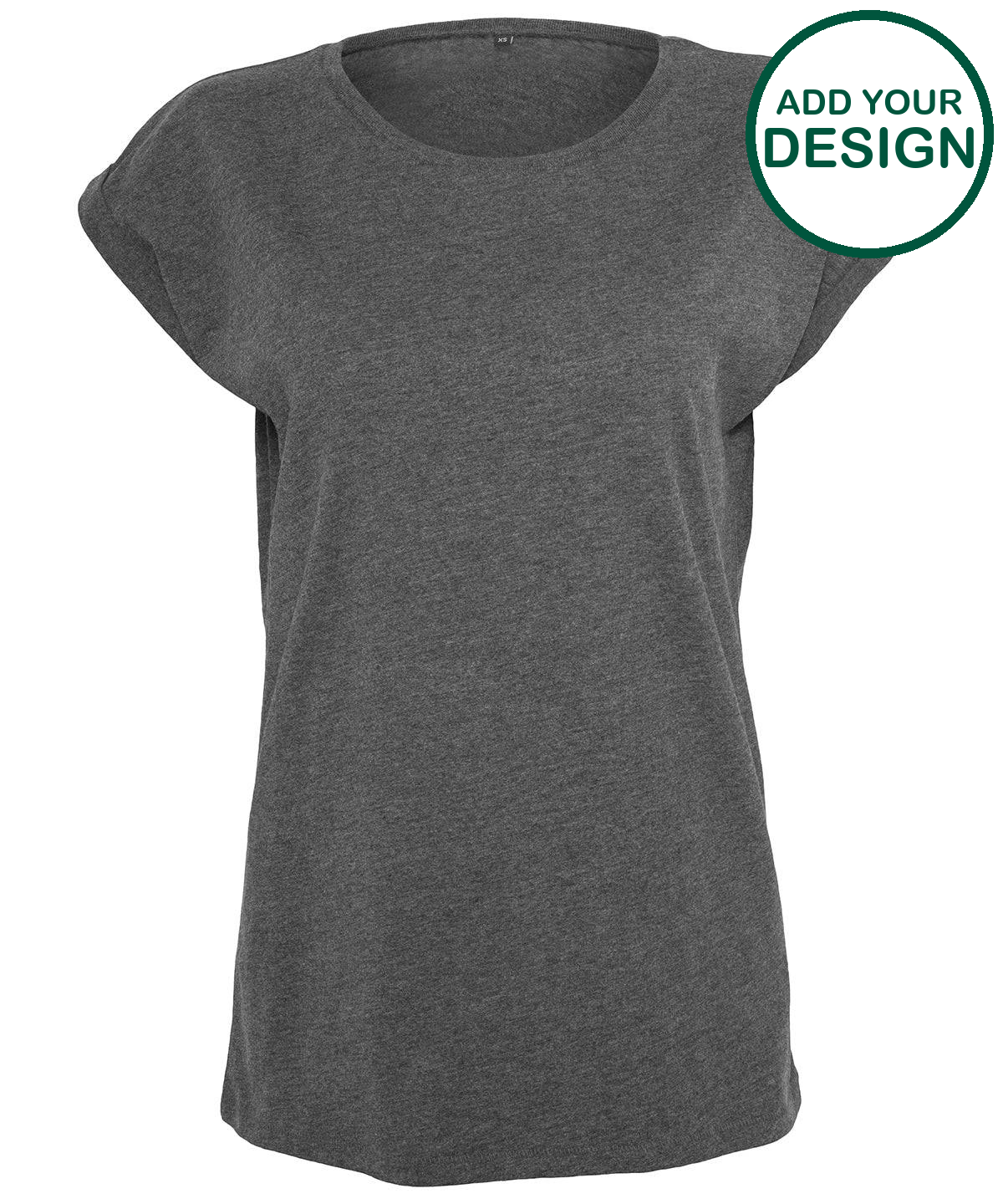 Women's extended shoulder tee